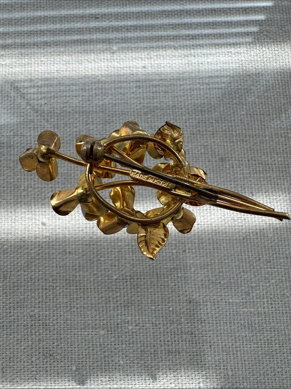 Forget Me Not Floral Brooch